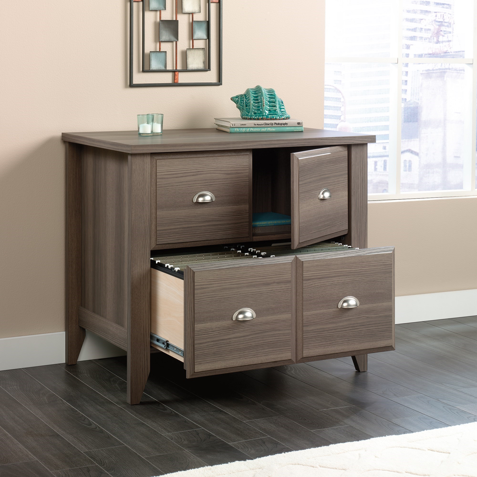 Sauder Shoal Creek Lateral File with Doors Darvin Furniture